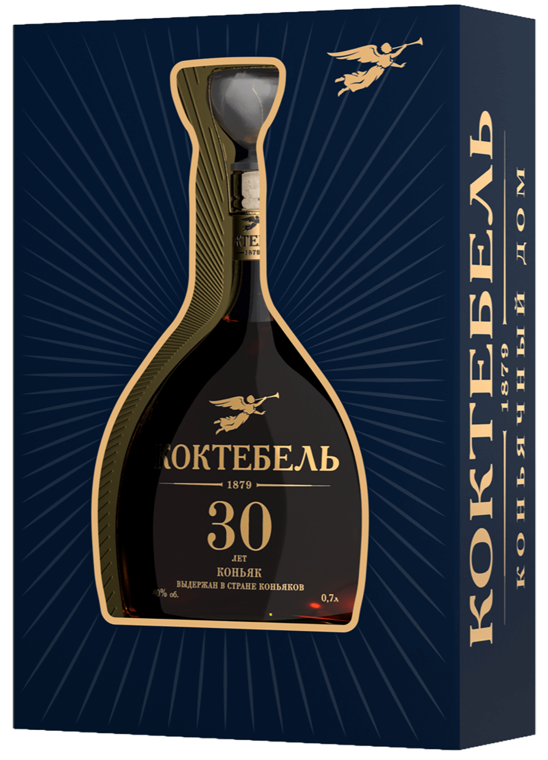 Коньяк Koktebel 30 y.o. (gift box) 0.7 л (Коктебель 30 лет в подарочной  упаковке), купить в магазине в Калининграде - цена, отзывы