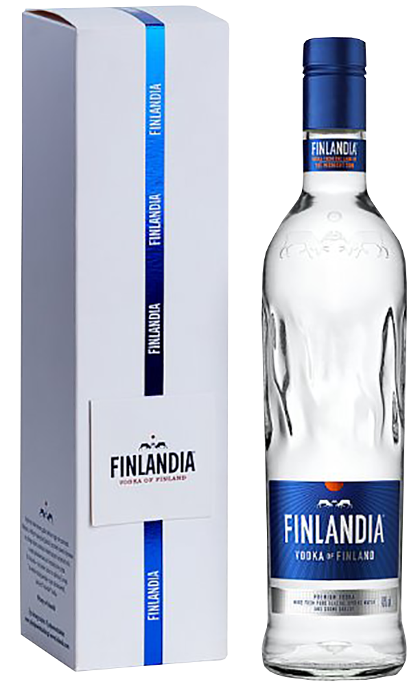 Водка Финляндия в подарочной упаковке 0.7 л