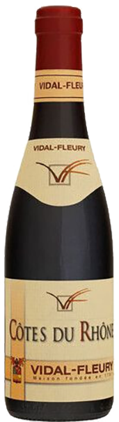 Кот дю Рон AOC Руж Видаль-Флери 0.375 л