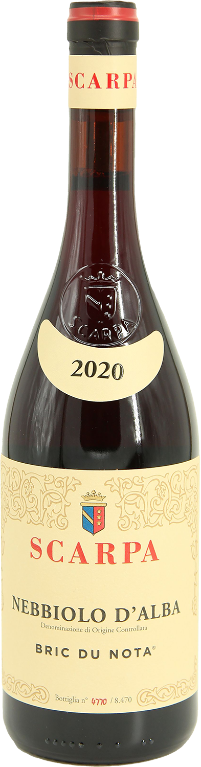Брик дю Нота Неббиоло д'Альба DOC Скарпа 2020 0.75&nbsp;л