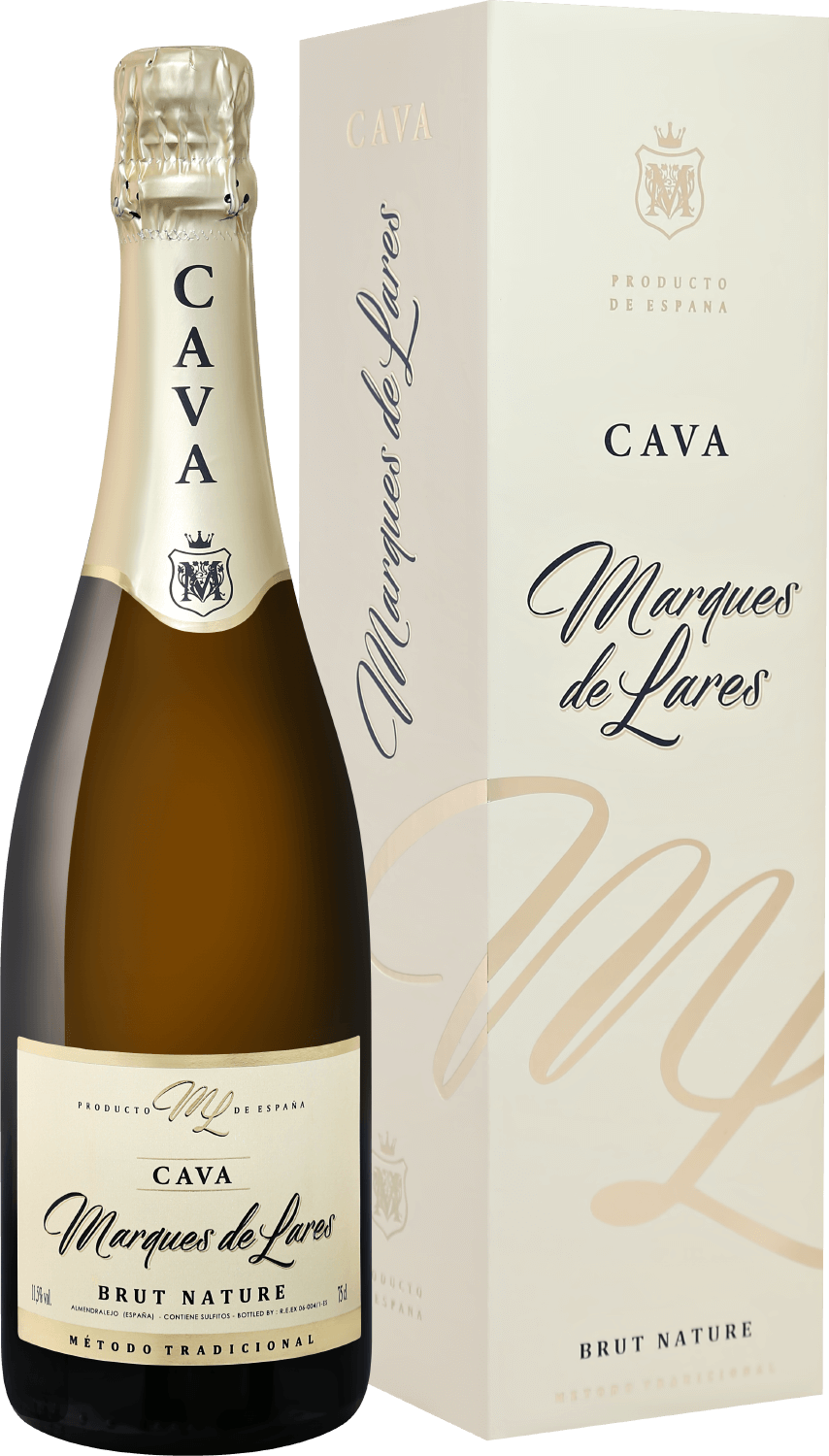 Игристое вино и шампанское Marques de Lares Brut Nature Cava DO Lopez Morenas (gift box) Marques de Lares Brut Nature Cava DO Lopez Morenas (gift box)
