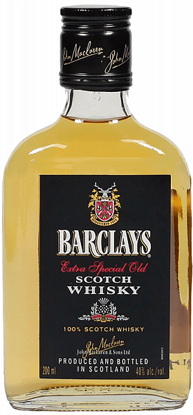 Barclays Blended Scotch Whisky , 0.2л