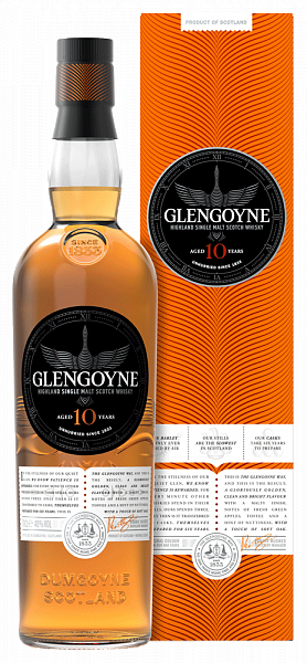 Glengoyne Highland Single Malt Scotch Whisky 10 y.o. (gift box), 0.7 л в Калининграде