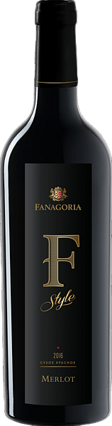F Style Merlot Kuban'. Tamanskiy Poluostrov Fanagoria, 0.75 л в Калининграде