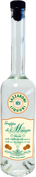 Lazzaroni Grappa di Moscato, 0.5 л в Калининграде