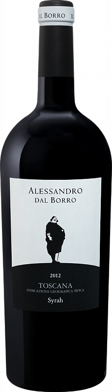 Вино Алессандро даль Борро Тоскана IGT Иль Борро в подарочной упаковке 2015 1.5л