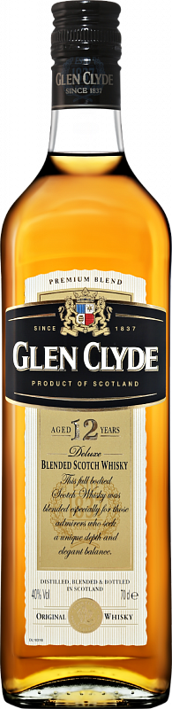 Глен Клайд Блендед 12 лет купажированный виски 0.7 л