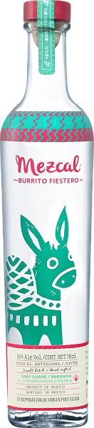 Burrito Fiestero Mezcal Joven Cenizo, 0.75 л в Калининграде