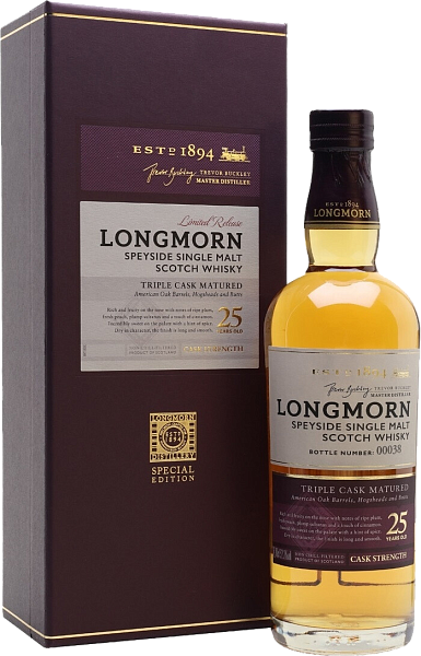 Longmorn Single Malt Scotch Whisky 25 Y.O. (gift box), 0.7 л в Калининграде