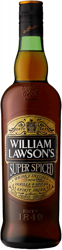 Уильям Лоусонс Супер Пряный спиртной напиток на основе виски 0.5 л