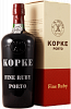 Kopke Fine Ruby Porto (gift box), 0.75л