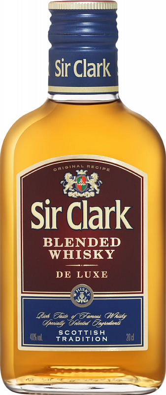 Сир Кларк 3 года купажированный виски - 0.2 л