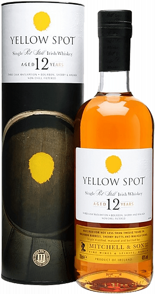 Yellow Spot Pot Still Single Malt Irish Whiskey 12 y.o. (gift box), 0.7 л