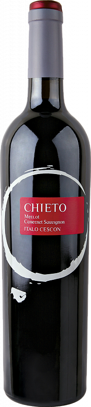Вино Кьето Мерло-Каберне Совиньон Венето 2010 0.75л