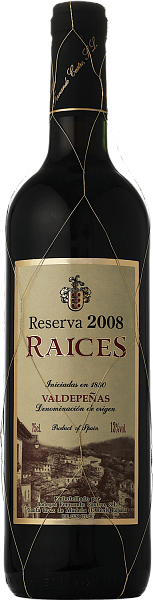 Raices Reserva Valdepenas DO Bodegas Fernando Castro, 0.75 л в Калининграде