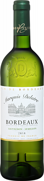Вино Marquis Delatre Bordeaux AOC, 0.75 л