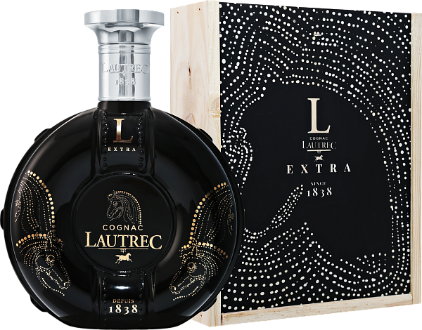 Lautrec Cognac EXTRA Grande Champagne Premier Cru (gift box), 0.7 л в Калининграде