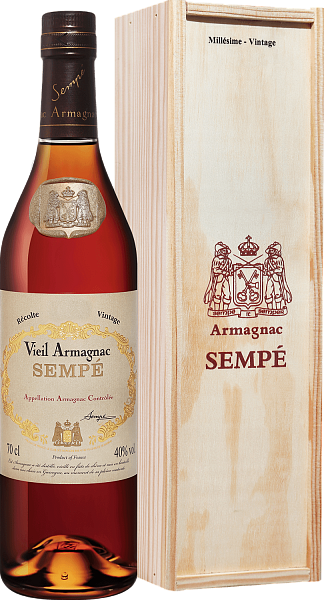 Sempe Vieil Vintage 1977 Armagnac AOC (gift box), 0.7 л
