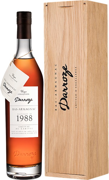 Darroze Unique Collection 1988 Bas-Armagnac (wooden box), 0.7 л в Калининграде