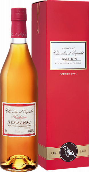 Chevalier d’Espalet Tradition VS Armagnac AOC (gift box), 0.7 л