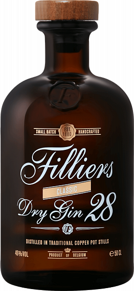 Filliers Dry Gin 28 Classic, 0.5л