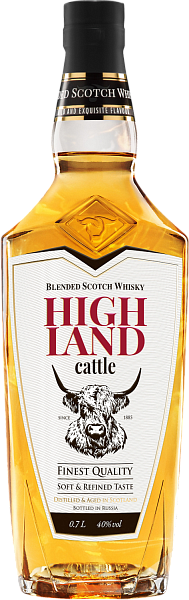 Highland Cattle Blended Scotch Whisky, 0.7 л в Калининграде