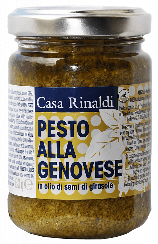 Крем-паста Песто Генуя с подсолнечным маслом Каза Ринальди 130г