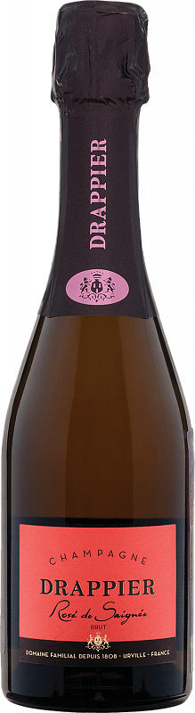 Игристое вино и шампанское Драпье Брют Розе Шампань AOP - 0.375л