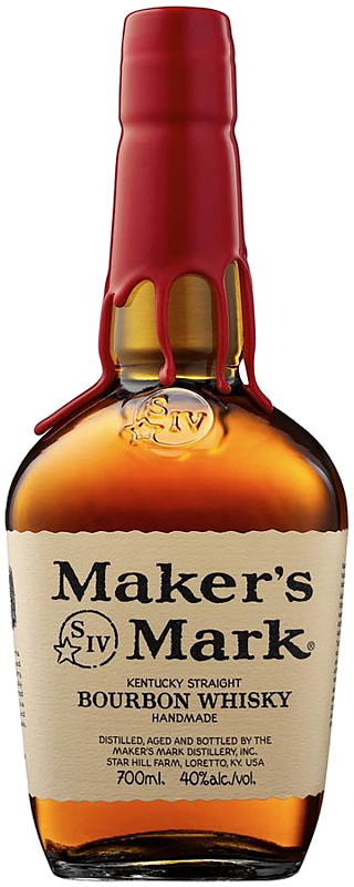 Мэйкерс Марк Кентукки Стрейт Бурбон Виски в подарочной упаковке - 0.7 л