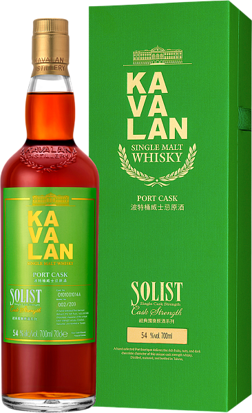 Kavalan Solist Port Cask Strength Single Malt (Подарочная упаковка), 0.7 л в Калининграде