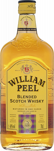 William Peel Blended Scotch Whisky, 0.7 л
