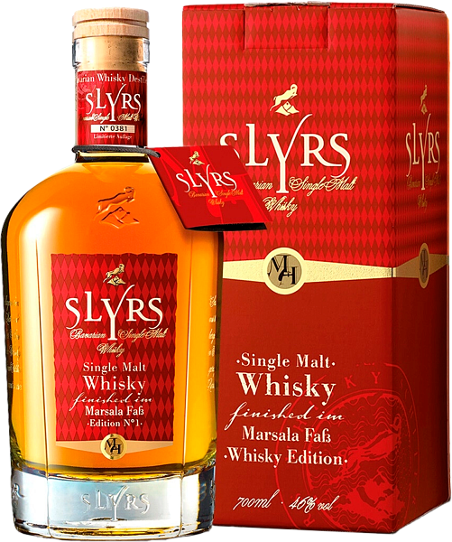 Slyrs Marsala Cask Finish Single Malt Bavarian Whisky (Подарочная упаковка), 0.7 л в Калининграде