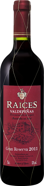 Raices Gran Reserva Valdepenas DO Bodegas Fernando Castro, 0.75 л в Калининграде