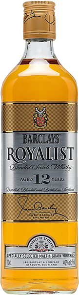 Barclays Royalist 12 y.o. Blended Scotch Whisky, 0.7 л в Калининграде