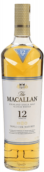 The Macallan Triple Cask Matured Highland single malt scotch whisky 12 y.o., 0.5 л