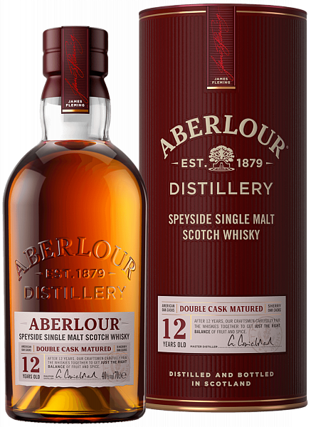 Aberlour Double Cask Matured 12 y.o. Highland single malt scotch whisky (gift box), 0.7 л
