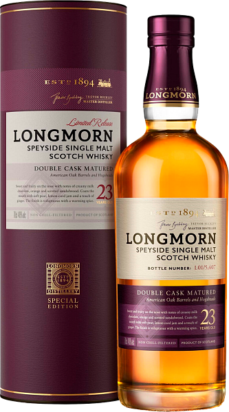 Longmorn Single Malt Scotch Whisky 23 Y.O. (gift box), 0.7 л в Калининграде