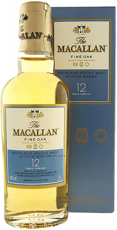 Макаллан Трипл Каск Мэйчурд 12 лет Хайлэнд односолодовый шотландский виски в подарочной упаковке 0.05 л