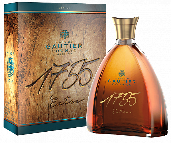 Cognac 1755 Extra Maison Gautier (gift box), 0.7л