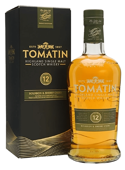 Tomatin Highland Single Malt Scotch Whisky 12 y.o. (gift box), 0.7л