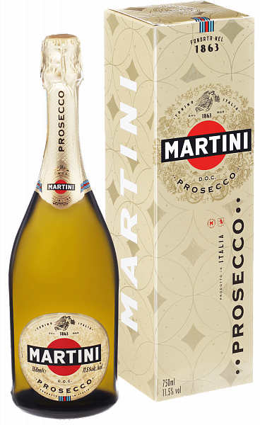 Martini Prosecco DOC (gift box), 0.75л