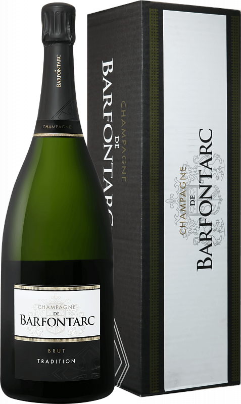 Барфонтарк Традисьон Брют Шампань АOC Кооператив Виниколь де ла Режьон де Баровиль в подарочной упаковке 1.5 л
