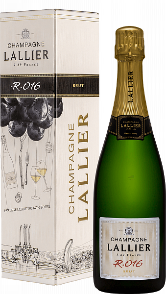 Lallier R016 Brut Champagne AOC (gift box), 0.75л