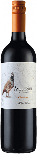 Aves del Sur Carmenere Loncomilla Valley DO Viña del Pedregal, 0.75 л в Калининграде